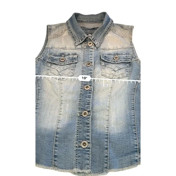 Maurices Denim Vest Size 1 - Picture 6 of 9